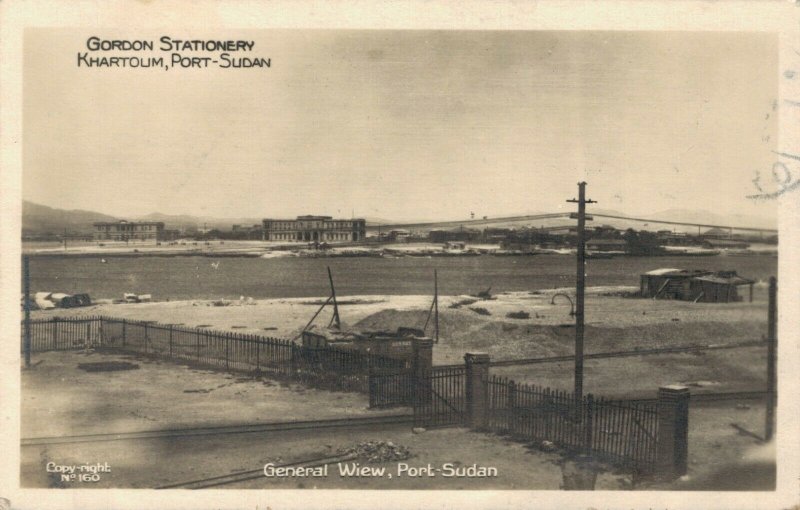 Africa Gordon Stationery Khartoum Port Sudan General View Port Sudan 03.36