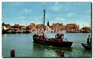 Old Postcard Volendam Holland Netherlands