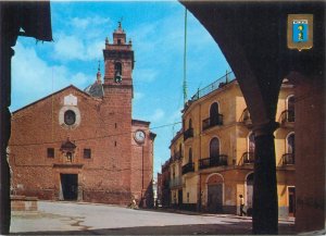 Postcard Europe Spain Castellon Vall de Uxo parochial church of Sto Angel 