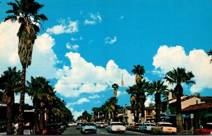 California Palm Springs Palm Canyon Drive Looking North 1970