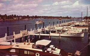 Vintage Postcard Bahia Mar Yacht Basin Resort Center Fort Lauderdale Florida FL
