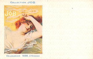 Calendrier 1898 D. Hernandez Collection JOB Advertising Unused 
