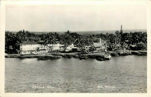 1940s RPPC Postcard; Naniloa Hotel & Shoreline, Hilo HI posted