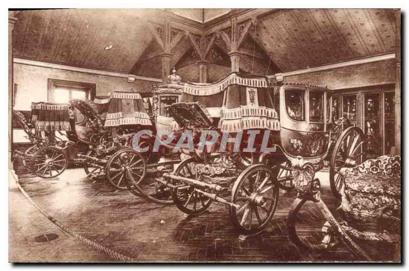 Postcard Old Versailles Grand Trianon baptism Car of the King of Rome