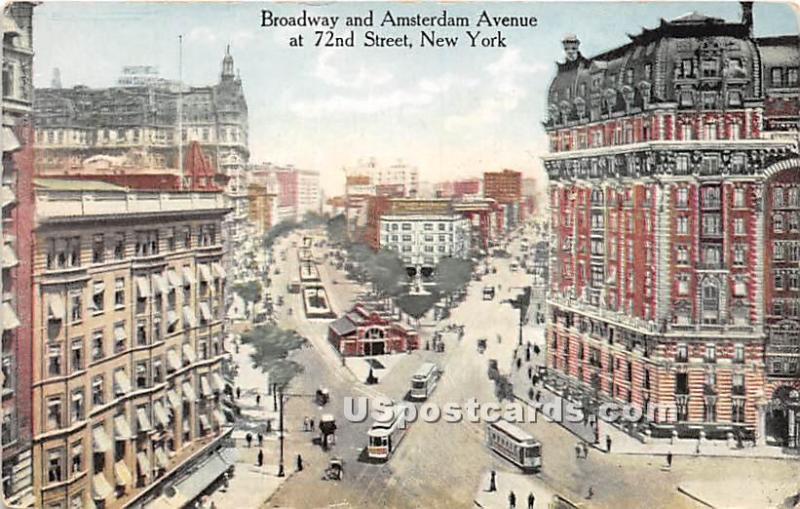 Broadway & Amsterdam Avenue New York City NY Unused