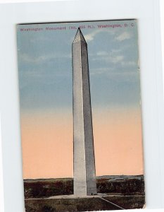 Postcard Washington Monument, Washington, District of Columbia