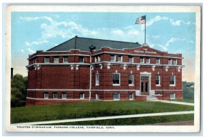 c1920's Trustee Gymnasium Parsons College Building Fairfield Iowa IA Postcard