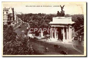 Postcard Old Wellington Arch Piccadilly London