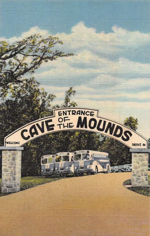 Blue Mounds Wisconsin entrance of Cave of the Mounds antique pc Y12101