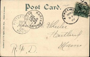 Athol Massachusetts MA View on Orange Road c1910 Vintage Postcard