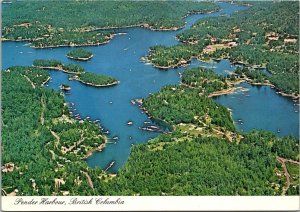 Canada British Columbia Pender Harbour Aerial View