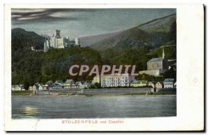 Old Postcard Stolzenfels und Capellen