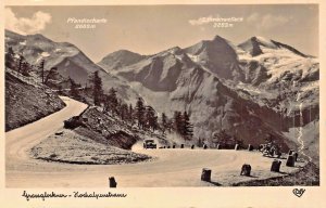 AUSTRIA~GROSSLOCKNER HOCHALPENSTRASSE-OLD AUTOMOBILE~1930s PHOTO POSTCARD