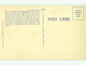 Unused Linen BRIDGE SCENE Charleston South Carolina SC HQ9986