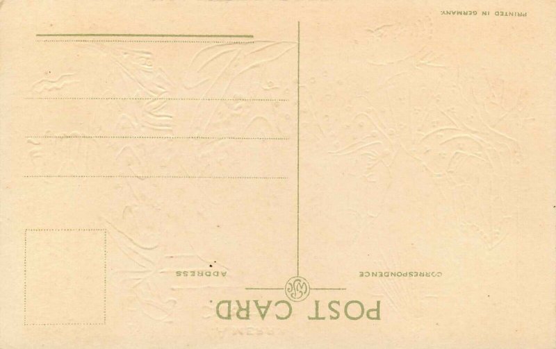 Postcard Christmas Nativity Three Wisemen Joseph Mary Baby Jesus Unposted