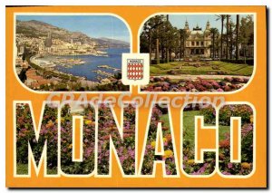 Modern Postcard Principality of Monaco general view casino