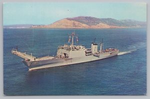 Ship~USS Tuscaloosa LST-1187~Tank Of The US Navy~Vintage Postcard 