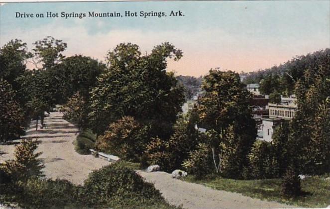 Arkansas Hot Springs Drive On Hot Springs Mountain Curteich