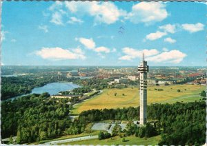Postcard Sweden Stockholm - Panorama over the Kaknas Tower