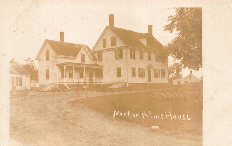 Real Photo Postcard Norton Alms House in Norton, Massachusetts~121446 