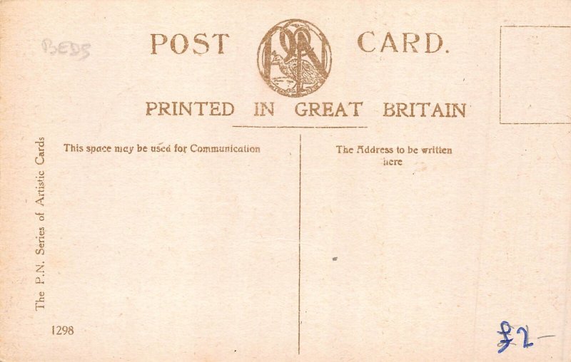 A883 England Bunyan's Cottage Elstow vintage postcard