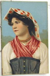 G223   ITALIAN   POSTCARD,   PRETTY LADY