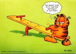 Comics Garfield So What Fun Is A Teeter Without A Totter ? 1986