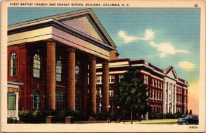 South Carolina Columbia First Baptist Church and Sundat School Building