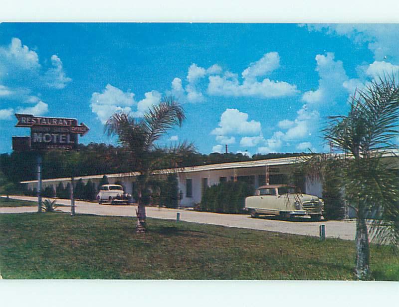 Unused Pre-1980 OLD CARS & HARMONY SHORES MOTEL Loughman Florida FL M0199-12