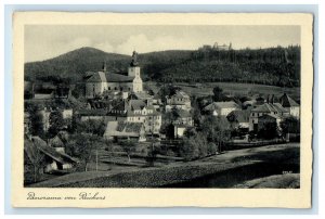 1934 Buildings View, Panorama Von Ruckers Germany Vintage Posted Postcard 