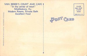 Van Beber's Court and Cafe Middlesboro KY