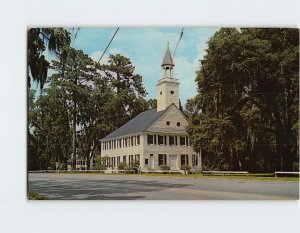 Postcard Midway Church, Midway, Georgia