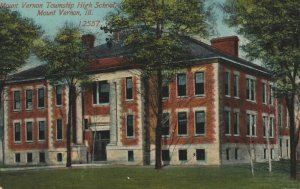 USA Mount Vernon Township High School Mount Vernon Illinois Postcard 08.91