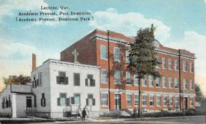 Lachine Quebec Canada Academy Prevost Dominion Park Antique Postcard J79227