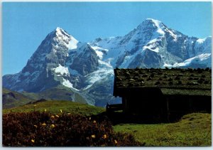 Postcard - Eiger und Mönch - Bernese Oberland, Switzerland
