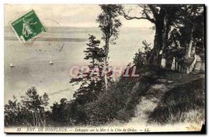 Postcard Old Honfleur Echappee On the Sea Cote de Grace