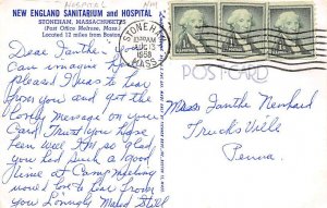 New England Sanitarium & Hospital Stoneham, Massachusetts, USA 1958 