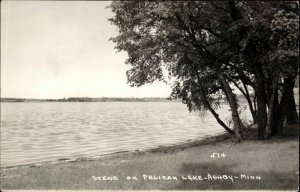 Ashby Minnesota MN Pelican Lake Real Photo Vintage Postcard