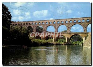 Postcard Modern Gard Bridge Built by order of Agrippa circa 19 BC