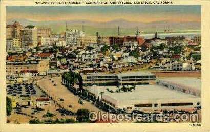 Consolidated Aircraft Corporation And Skyline, San Diego, CA USA Airport Unus...