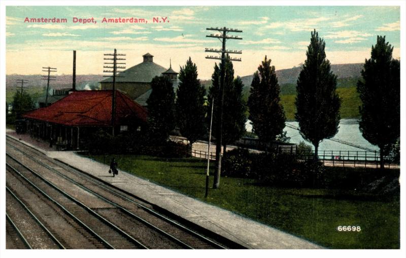 18367  NY Amsterdam Railroad Depot