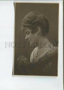472637 Lisa LUDEWIGS-KORTE German OPERETTA Singer Dancer AUTOGRAPH 1919 PHOTO