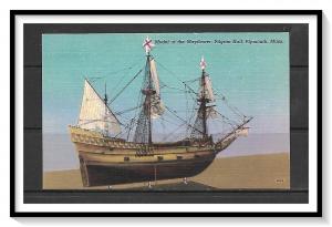 Massachusetts, Plymouth - Model of The Mayflower - Pilgrim Hall - [MA-418]