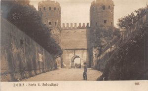 Lot337 porta s sebastiano   real photo  roma italy