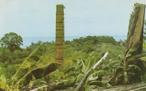 Malaysia Coal Mine Brick Chimney Relic at Labuan Postcard