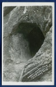 Wagon Wheel Cave Turner Falls Oklahoma Hwy 77 Real Photo postcard