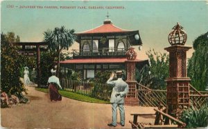 C-1910 Oakland California Japanese Tea Garden Piedmont Mitchell Postcard 9953