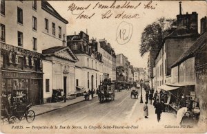 CPA PARIS 6e - Perspective de la Rue de Sévres (53738)