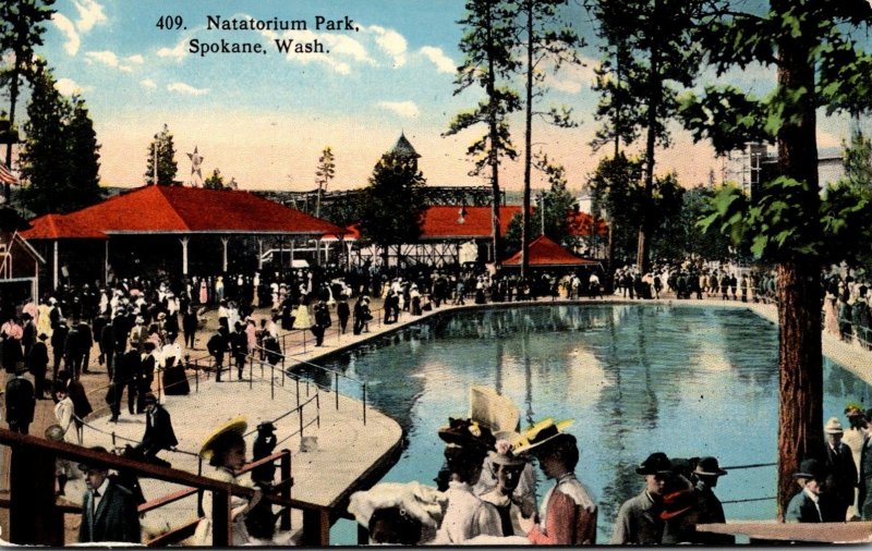 Washington Spokane Natatorium Park 1915