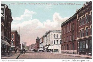 Iowa Cedar Rapids Second Avenue Looking East